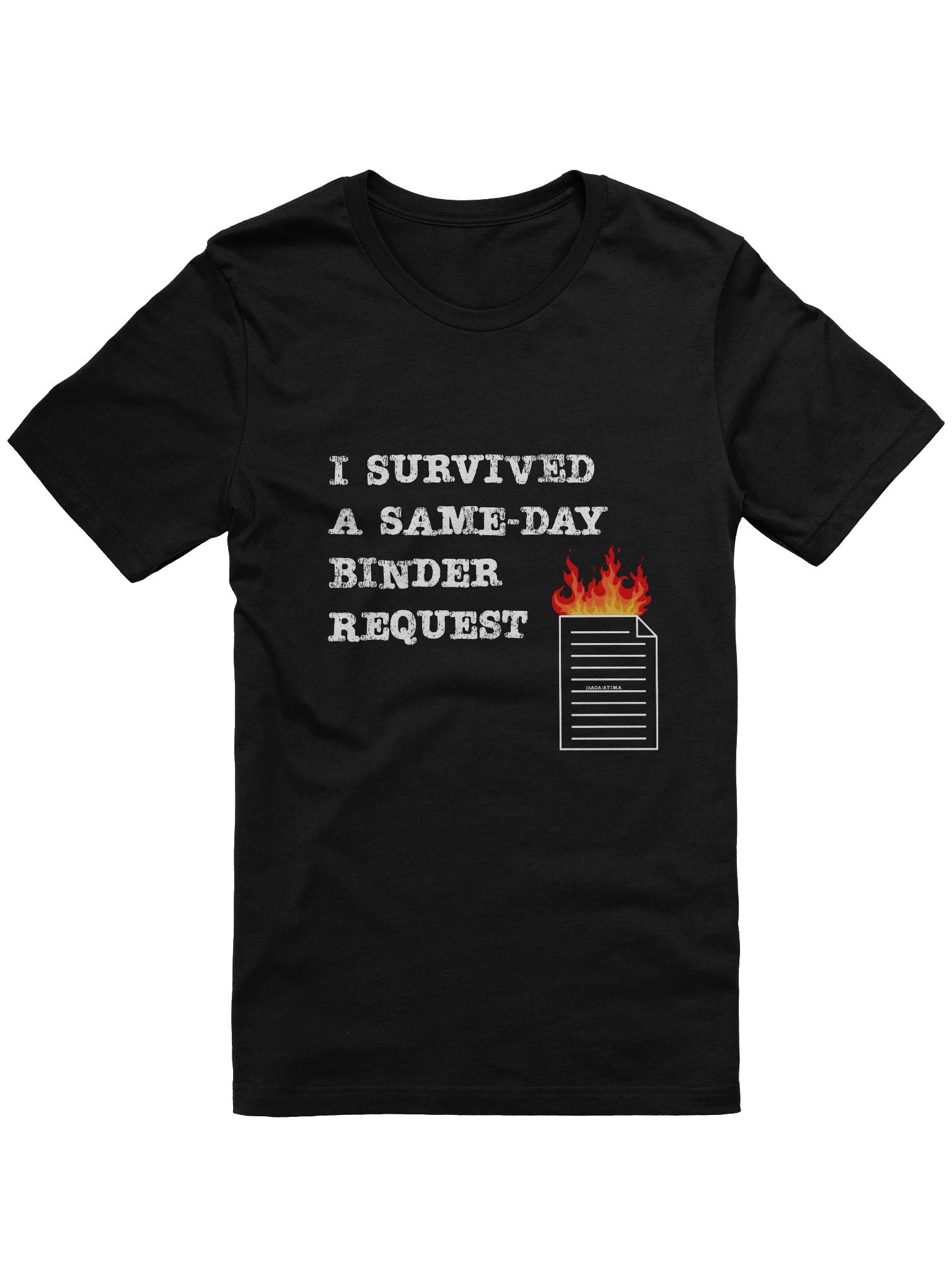 Survived Same-Day Binder T-Shirt product image (5)