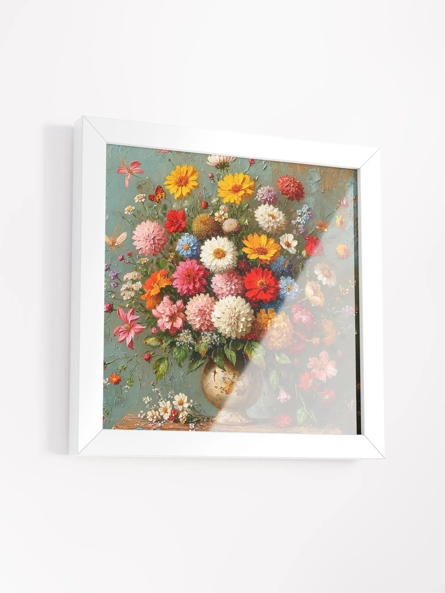 Colorful Flowers in Vase Wall Art product image (23)