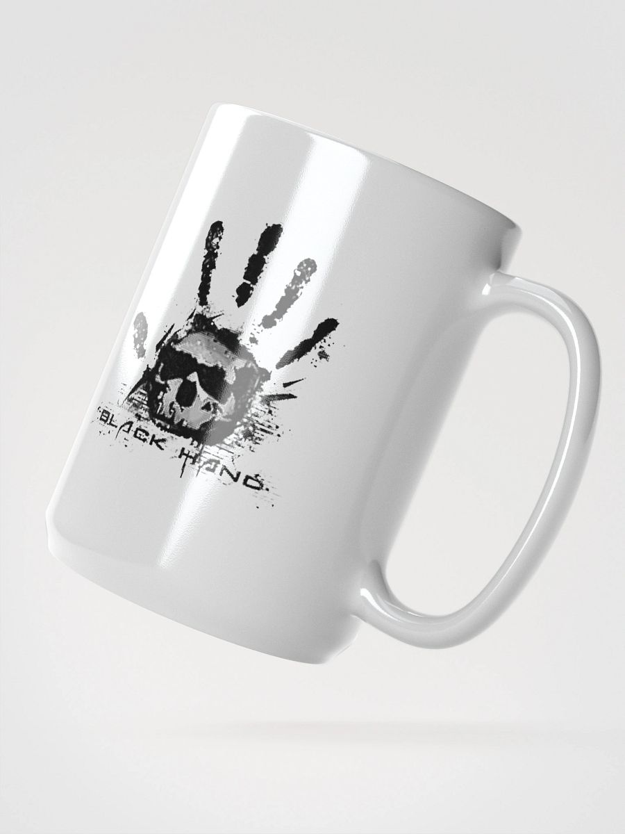 Skull Handprint White Mug product image (2)