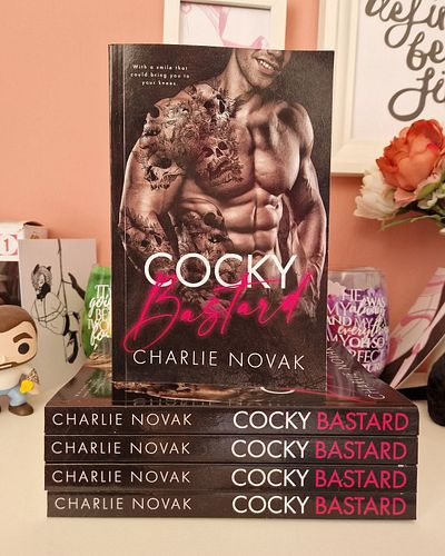 My beautiful paperbacks of COCKY BASTARD arrived and look how gorgeous they are!!

Covers designed by the fabulous @natasha.s...