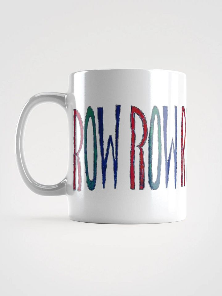 Row Row Row Your Boat White Ceramic Mug product image (2)
