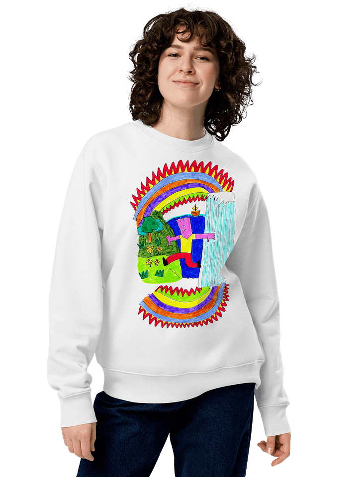 Abstract Lands Beyond Unisex Eco Sweatshirt product image (2)