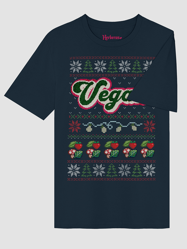 Retro Vegan Ugly Sweater Tee product image (2)
