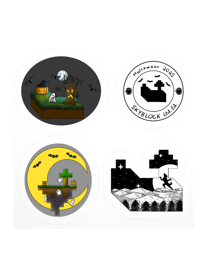 Skyblock Halloween 2025 Ltd. Sticker Set product image (1)