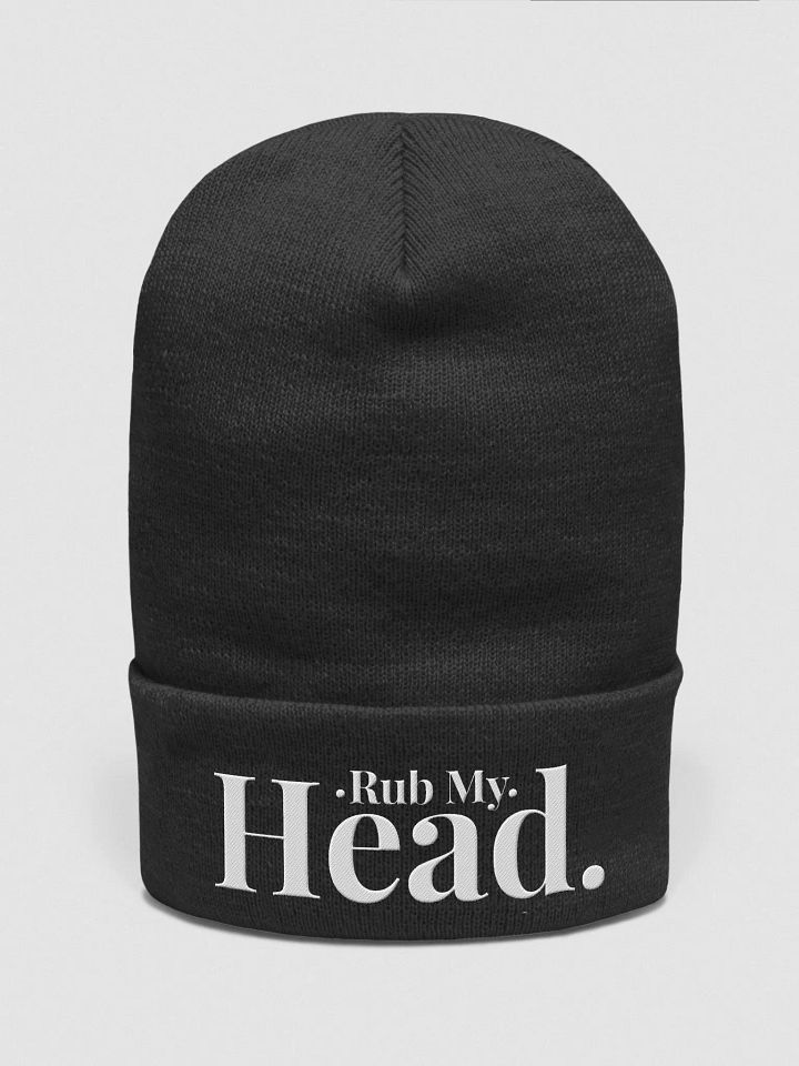 Rub My Head Yupoong Cuffed Beanie product image (2)