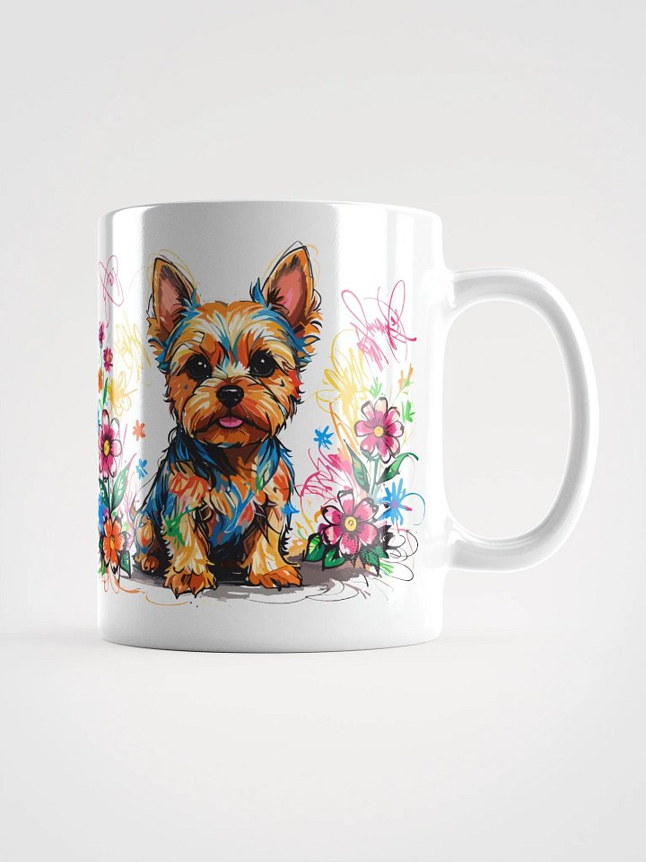 Scribbles Yorkshire Terrier 10 , Mug product image (1)