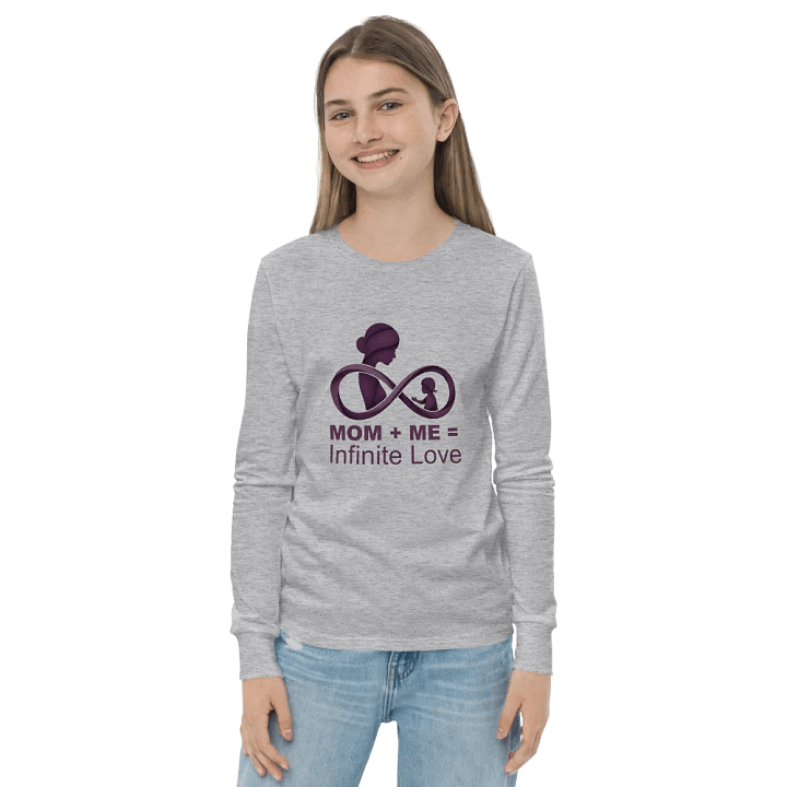 Mom + Me = Infinite Love | Mother's Day Long sleeve T-Shirt for Moms & Kids product image (9)