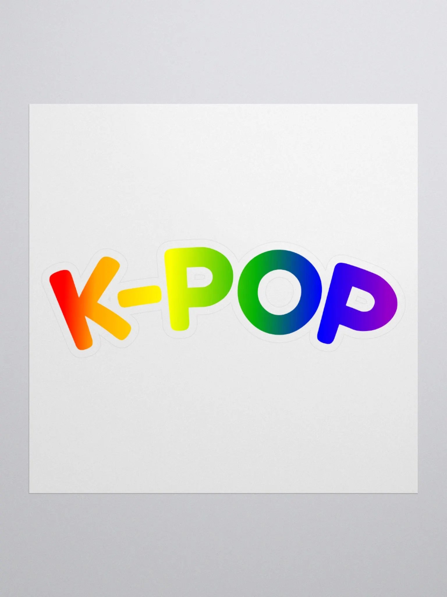 Rainbow K-Pop Stickers product image (2)