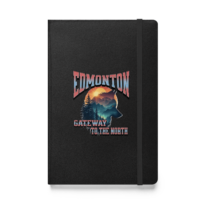Edmonton Gateway To The North Wolf Wilderness Spirit Hardcover Notebook product image (1)