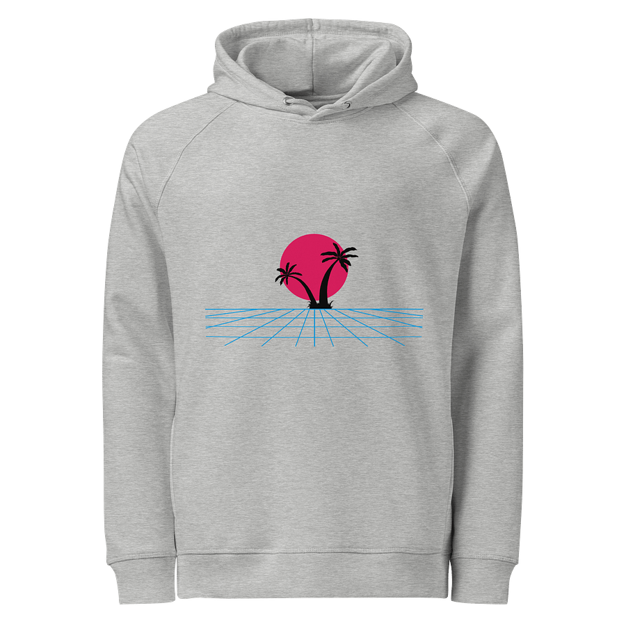 Retro Sunset Grid Unisex Hoodie product image (1)
