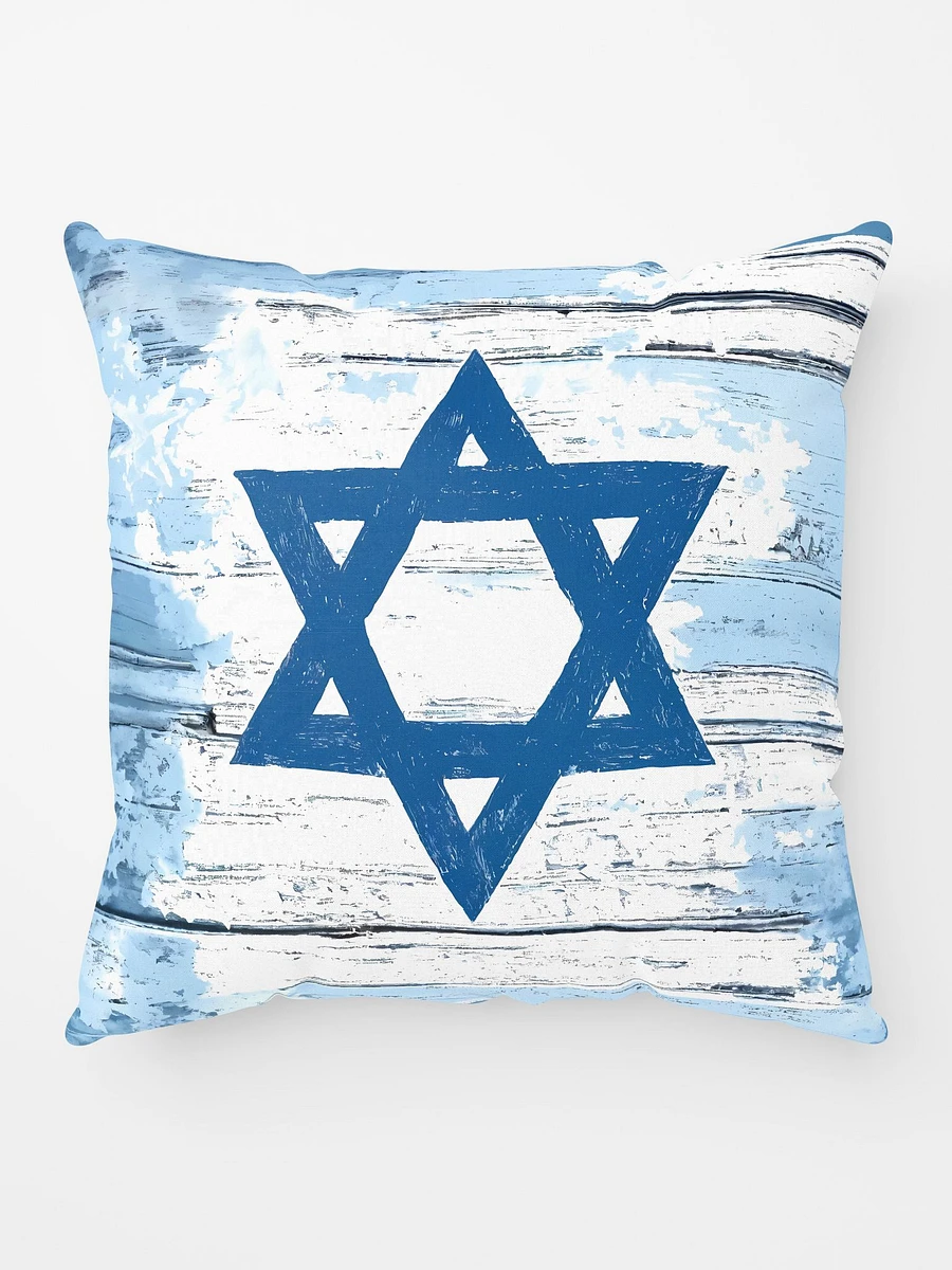 Blue Star of David Pillow in Shabby Chic Style product image (5)