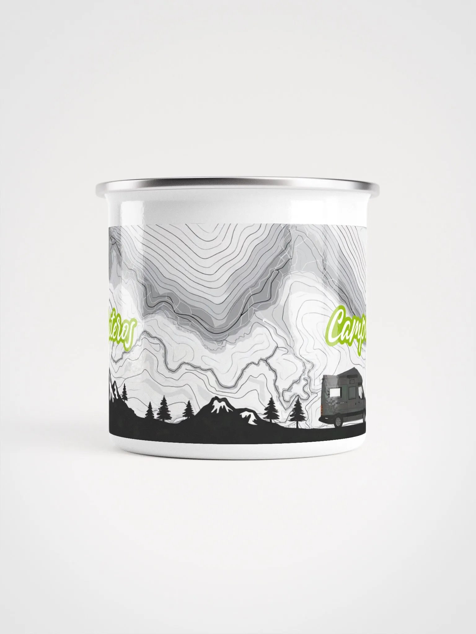 Taza Metálica CamperRuteros – Aventuras Camper product image (2)