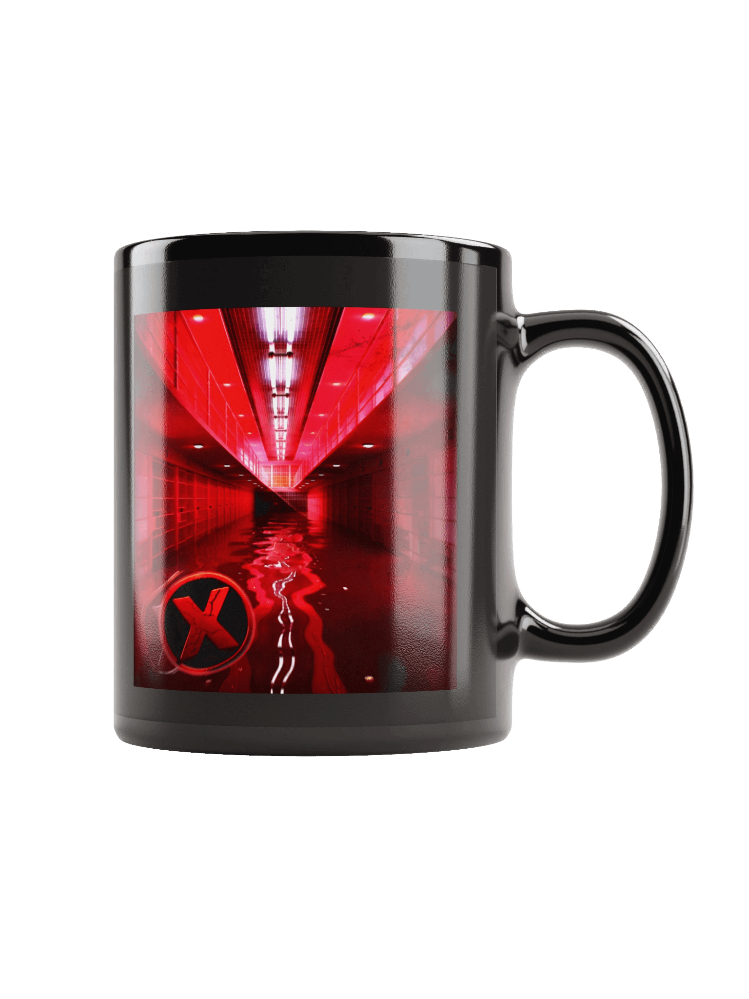 Prison Poolroom Hallway X Mug product image (1)