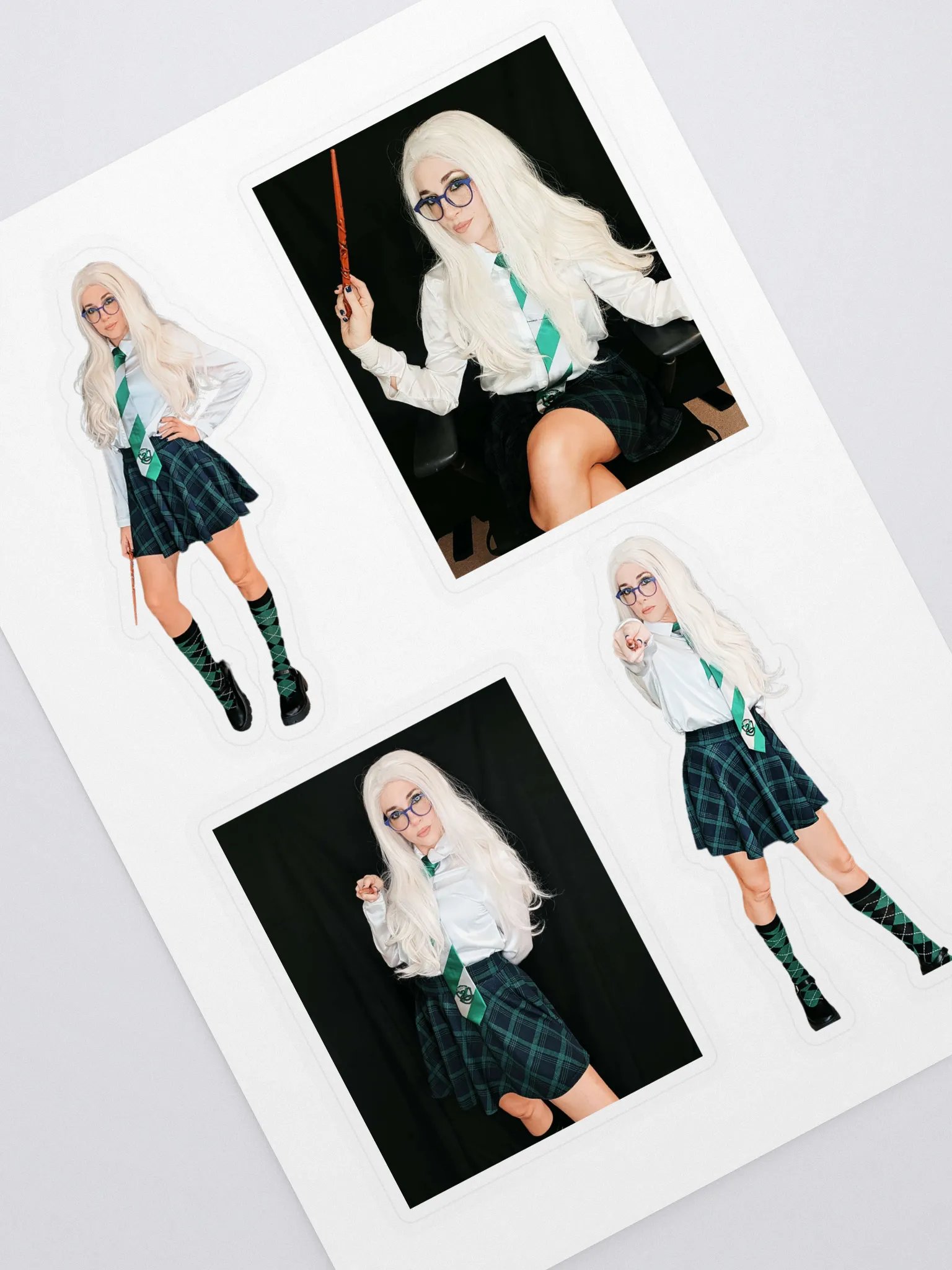 Slytherin Cosplay Sticker Sheet (Limited Time Only) product image (1)