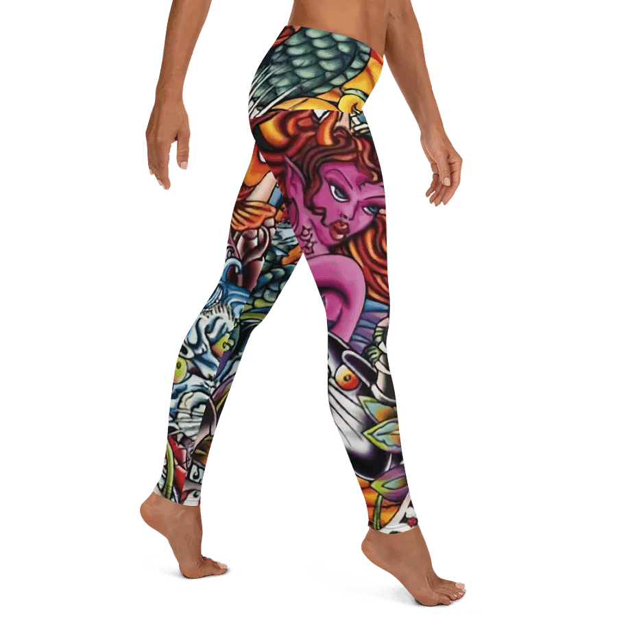 Inked Elegance All-Over Leggings product image (11)