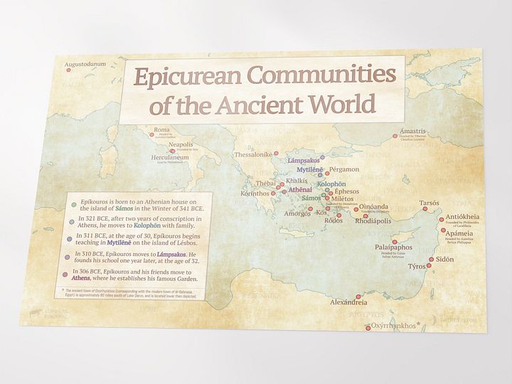 Epicurean Communities of the Ancient World (Enhanced Matte Paper Poster) product image (2)