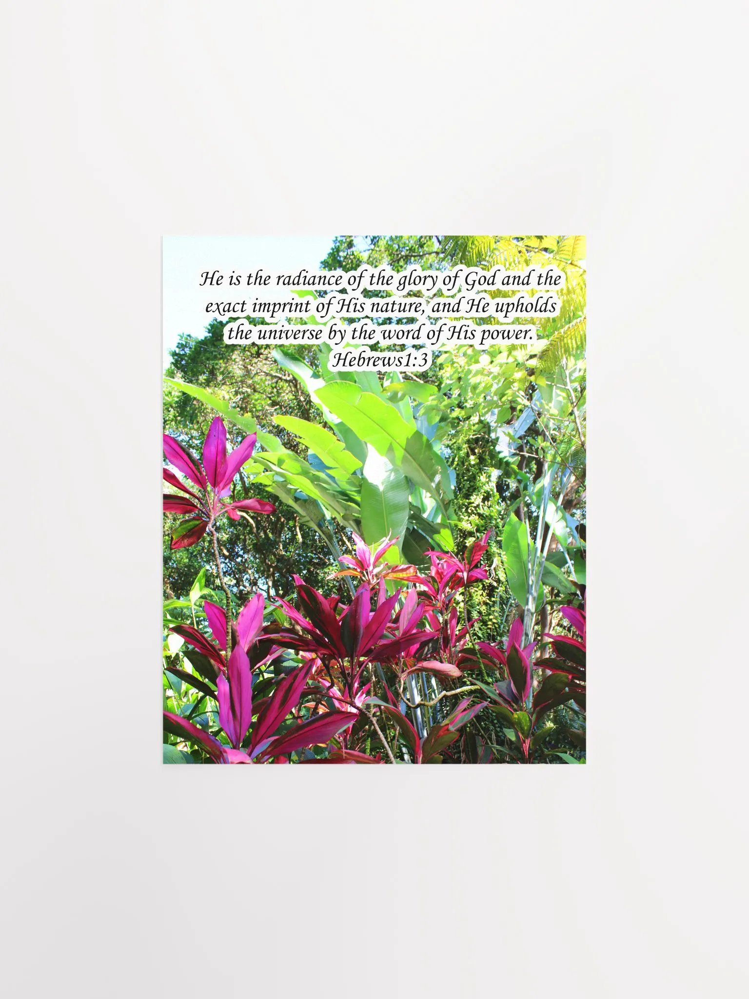 The glory of God - Print product image (1)