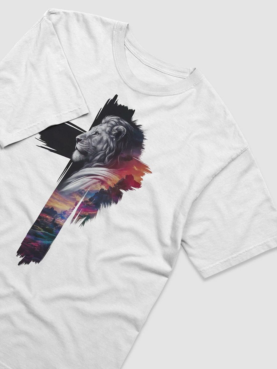 "Faithful Strength" Lion and Cross T-Shirt product image (3)