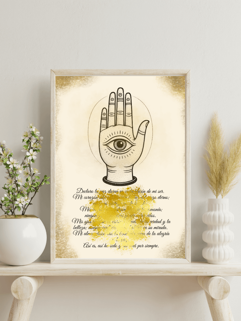 La Mano Sagrada del Ojo Protector - Arte Místico para la Paz Interior y la Protección Energética product image (5)