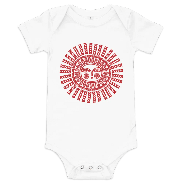 Pasta Grannies Sun Design Baby Onesie product image (1)