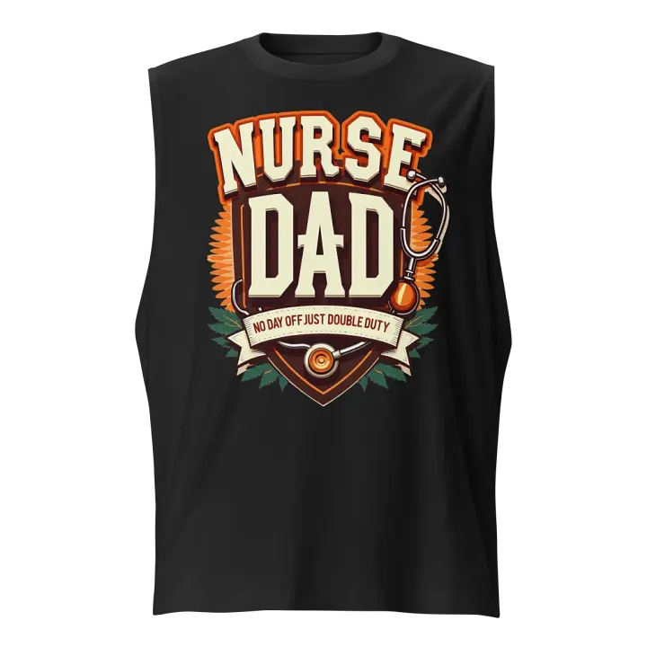 Double Duty Nurse Dad Muscle Tank product image (1)
