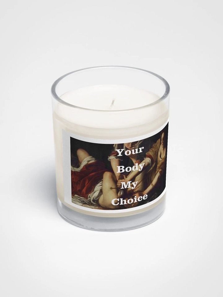 Judith Slaying Your Body My Choice Candle product image (2)
