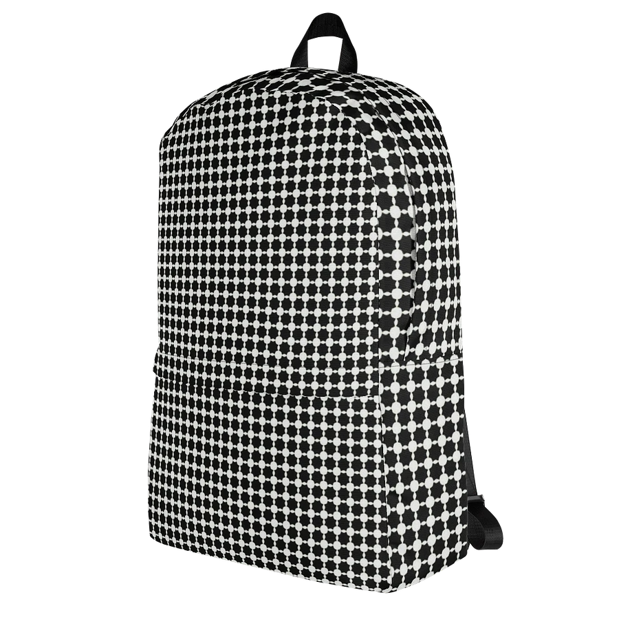 Abstract Black and White Chain Back Pack product image (7)