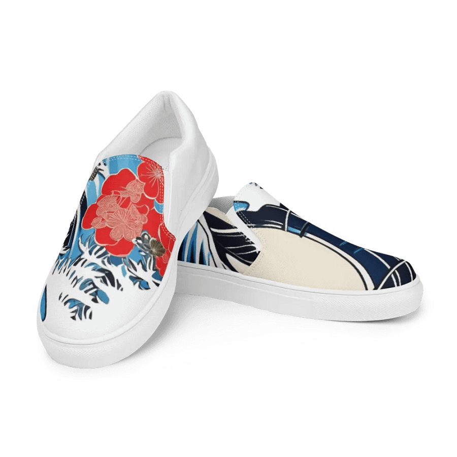 Kanagawa Wave Women's Slip-On Shoes product image (11)
