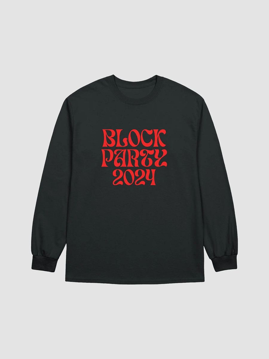 block list long sleeve t-shirt (dark) product image (1)