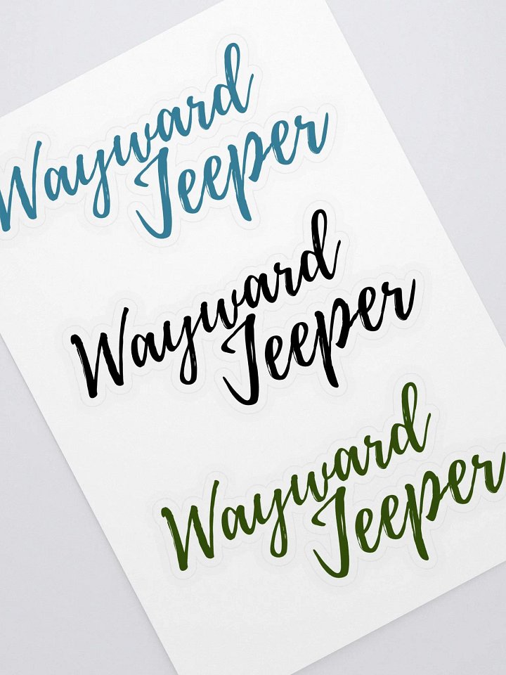 Jeeper Name Sticker Sheet 1 product image (1)
