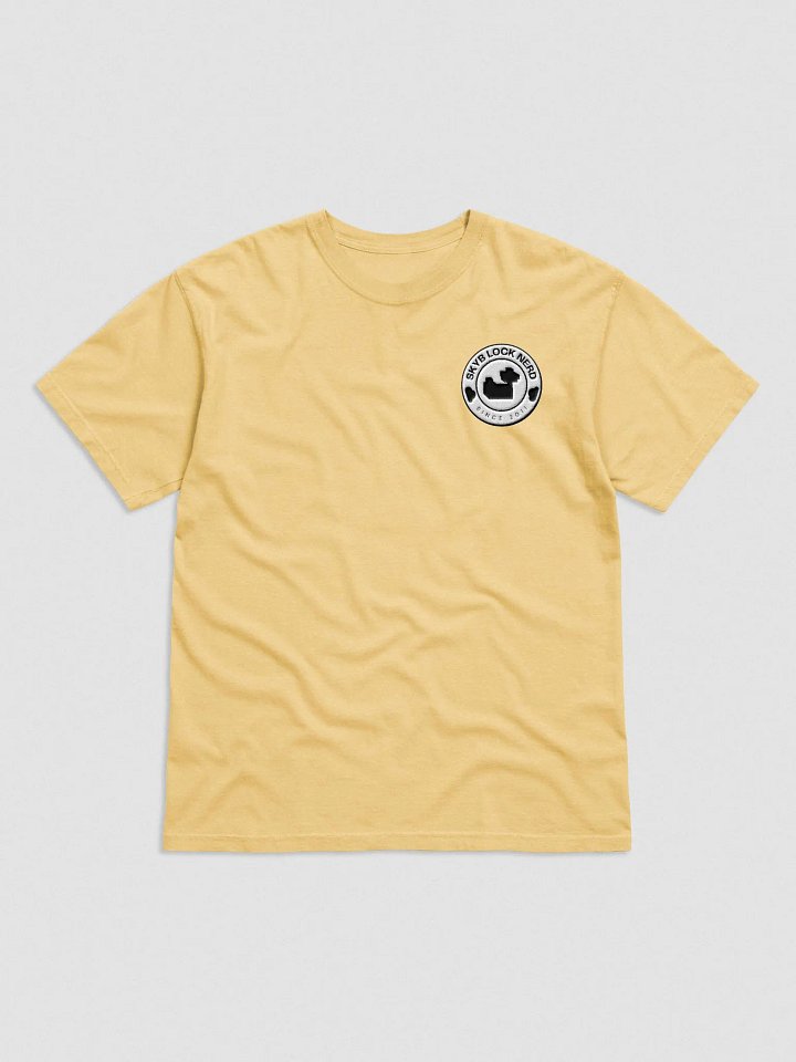 Skyblock Nerd Embroidered Patch Tee (Pastel Series) product image (1)