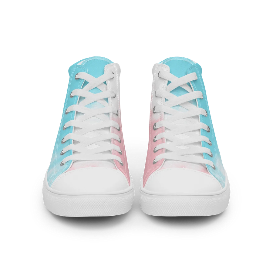 Pastel Blue, Pink and White Flower Sneakers product image (41)