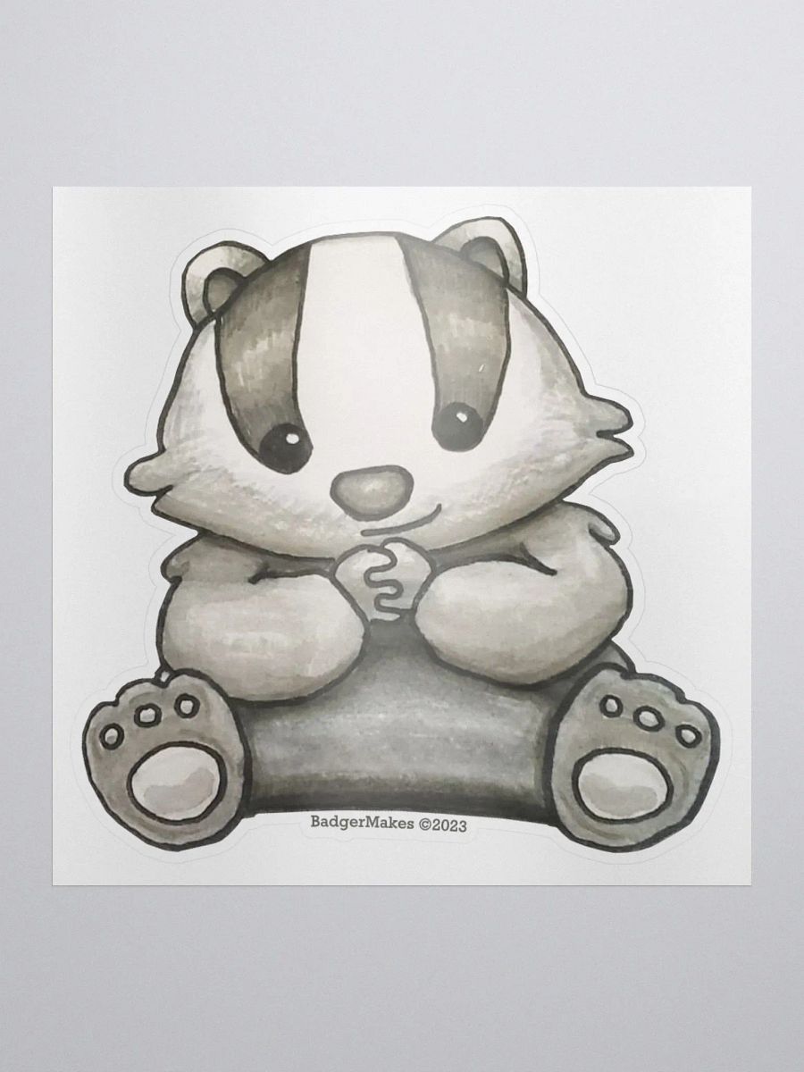 Baby Badger Sticker product image (1)