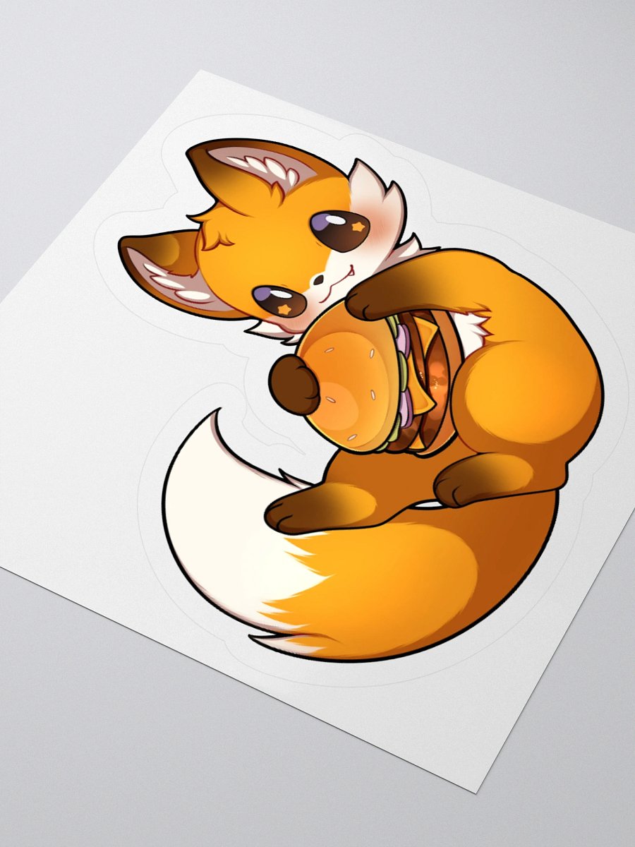 Burger Fox Sticker product image (3)