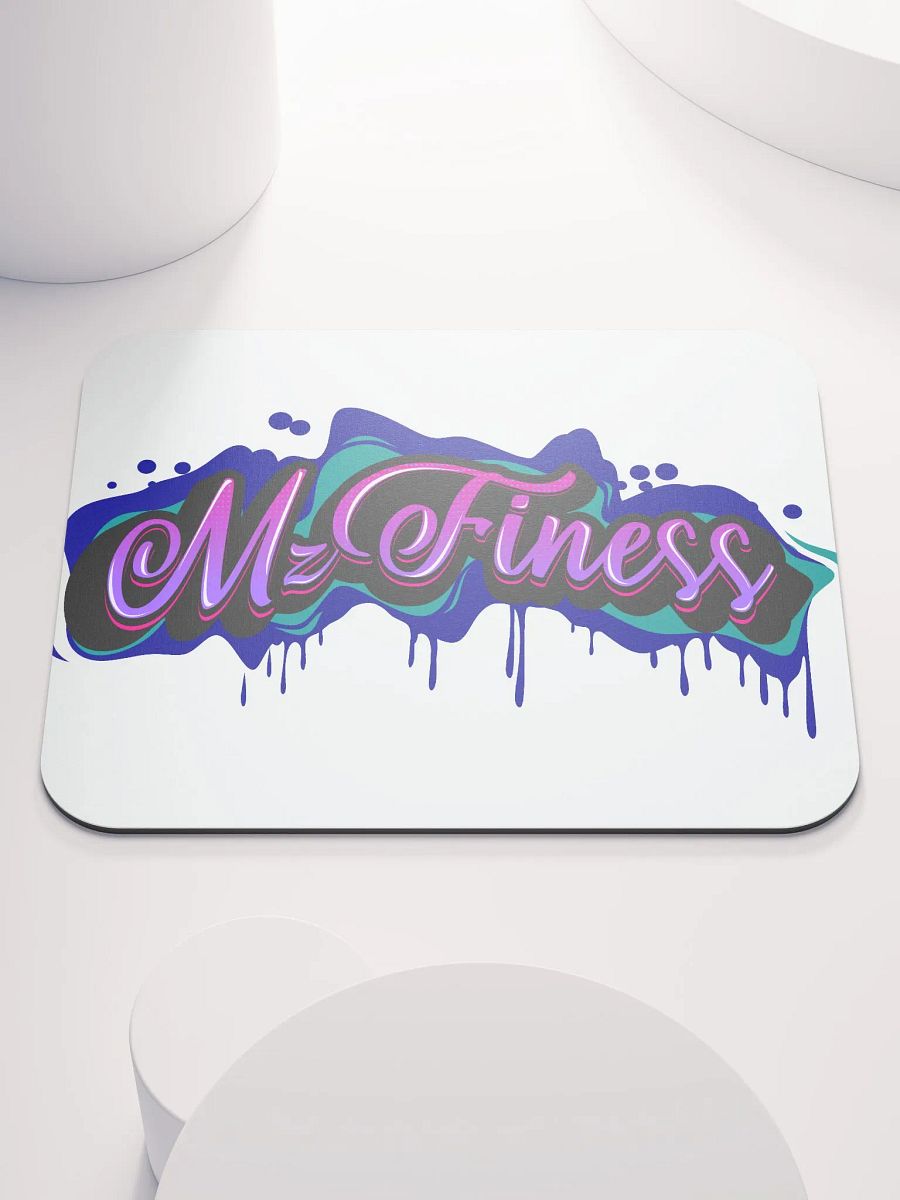 Neon MzFiness Logo Mouse Pad product image (1)