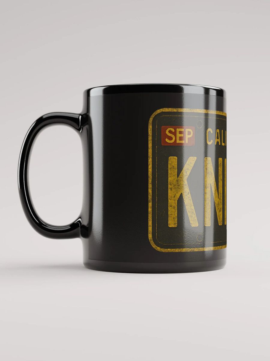 Black License Plate Mug product image (11)