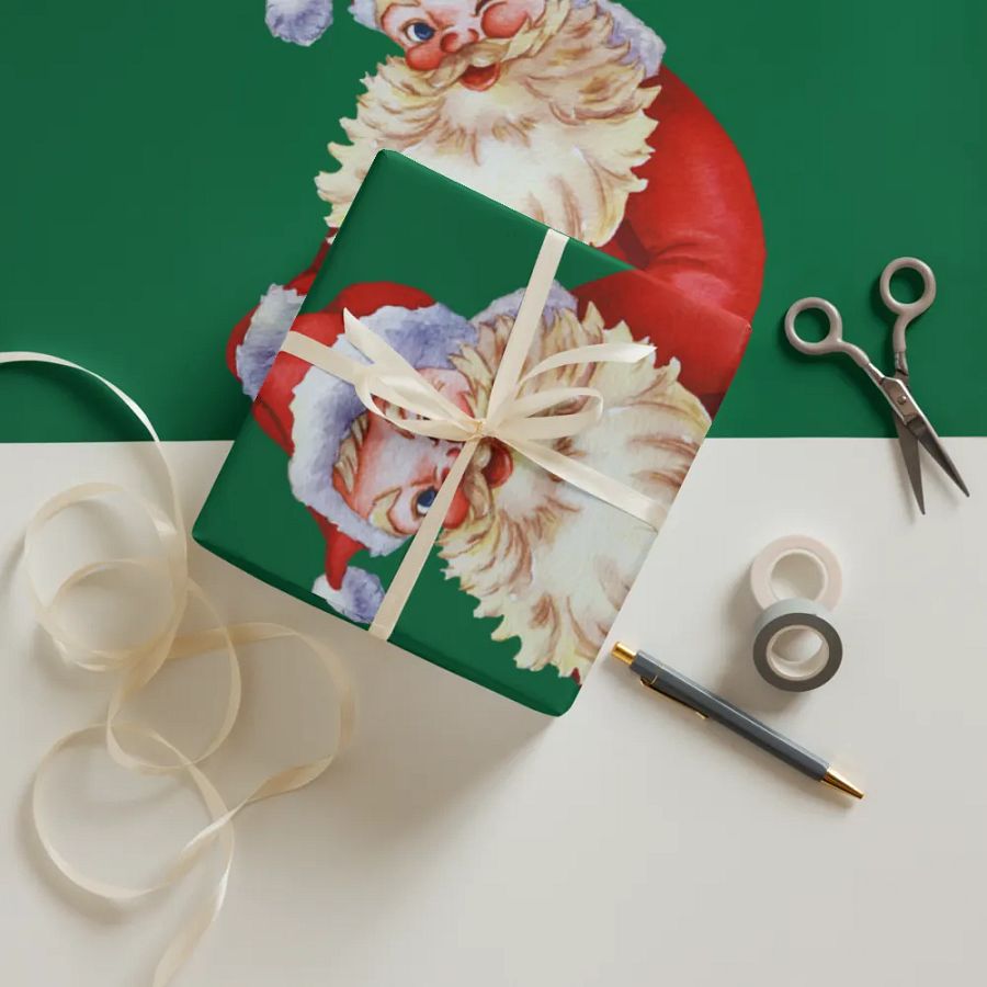 Jolly Santa Wrapping Paper Set product image (11)