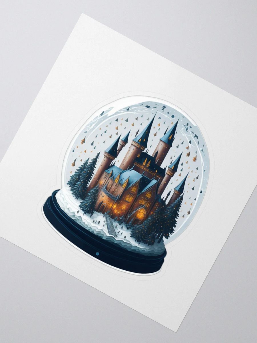 Enchanted Castle Snow Globe Sticker product image (3)