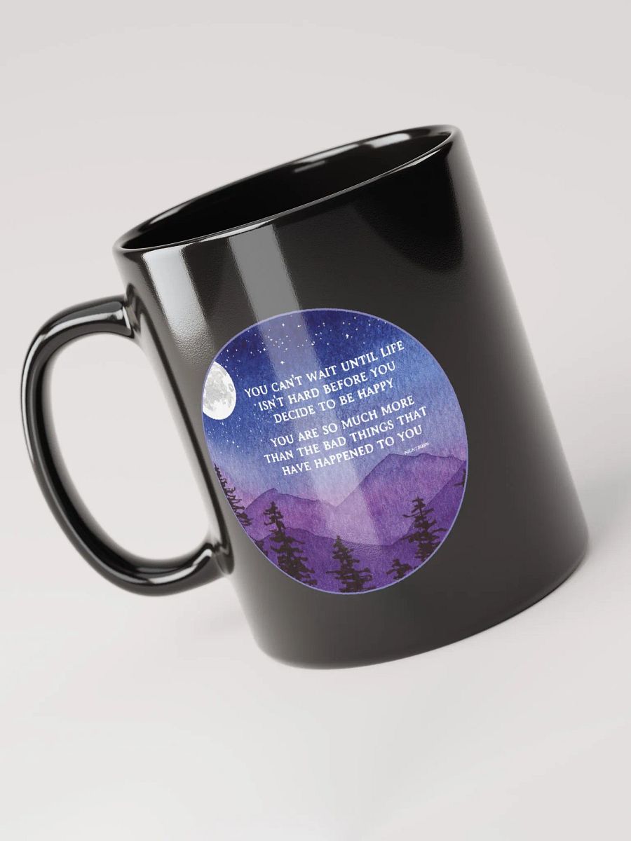 Inspirational Happy Life Quote Ceramic Mug Coffee Cup product image (3)