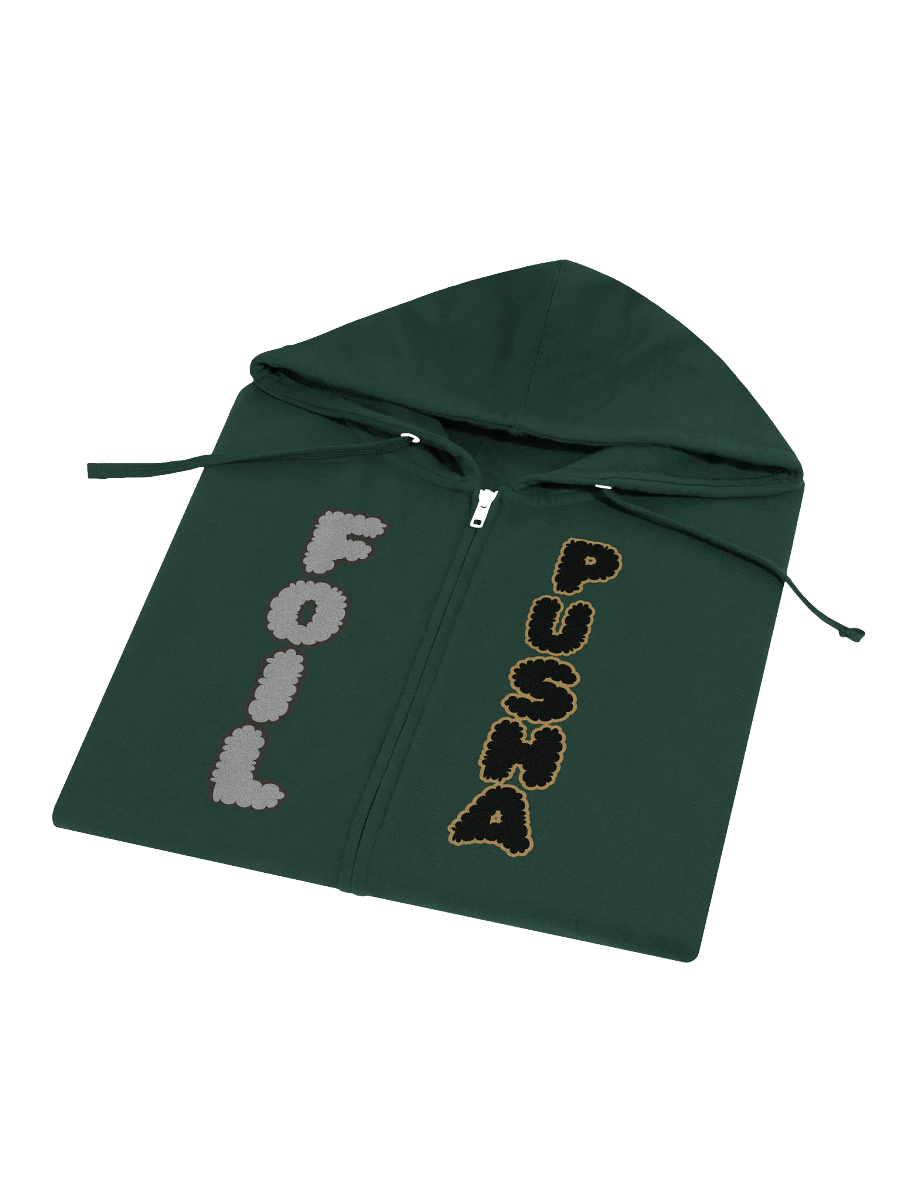 Foil Pusha Collective ZIP UP Fleece Hoodie product image (16)