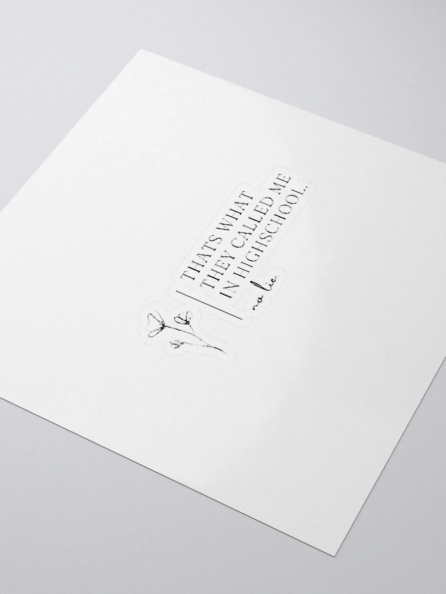 NO LIE Sticker product image (3)
