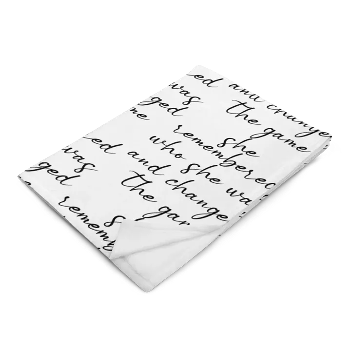 She Remembered Blanket product image (2)