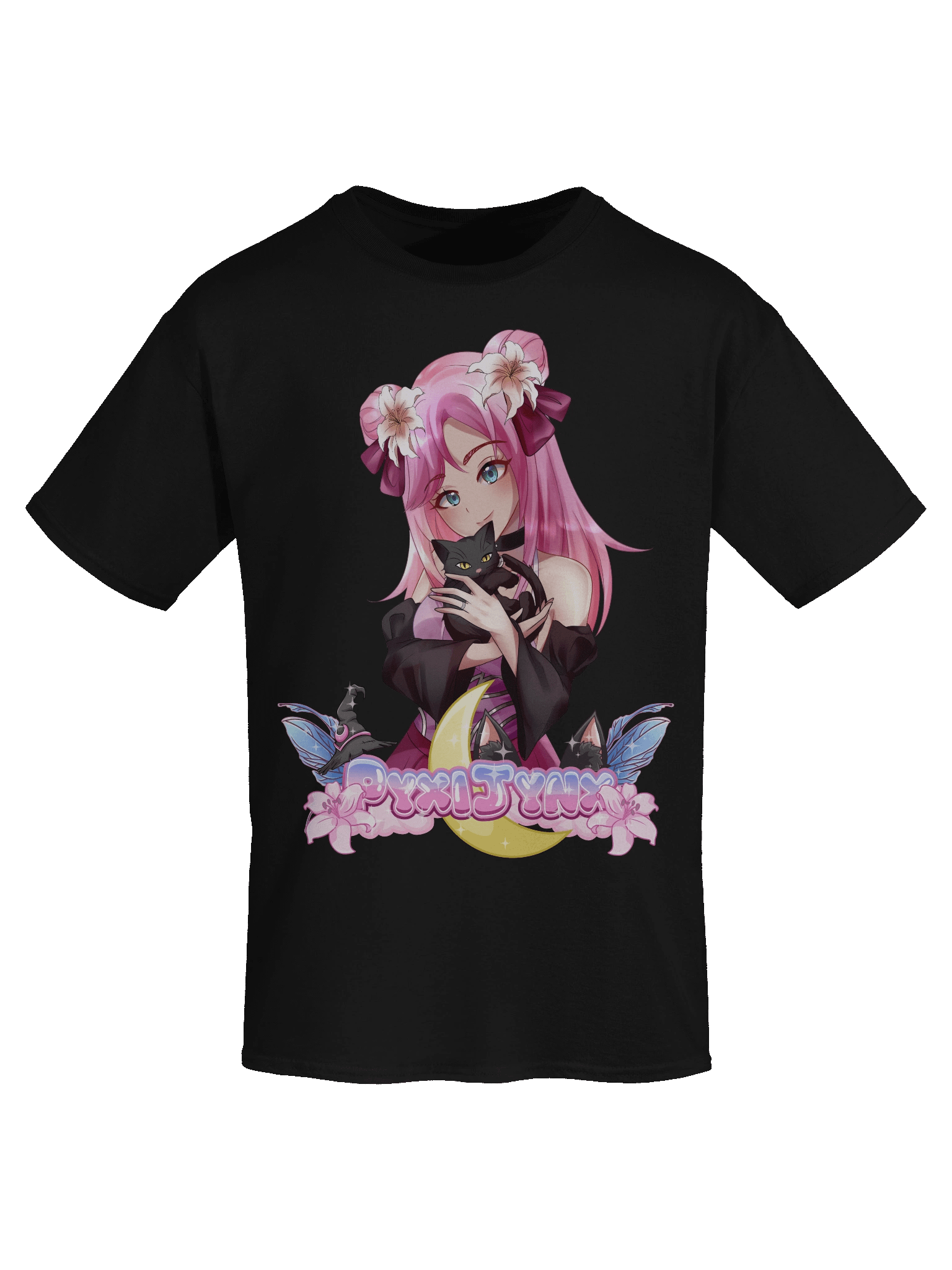 "Ailurophile" Pyxi Jynx with Logo T-Shirt product image (7)