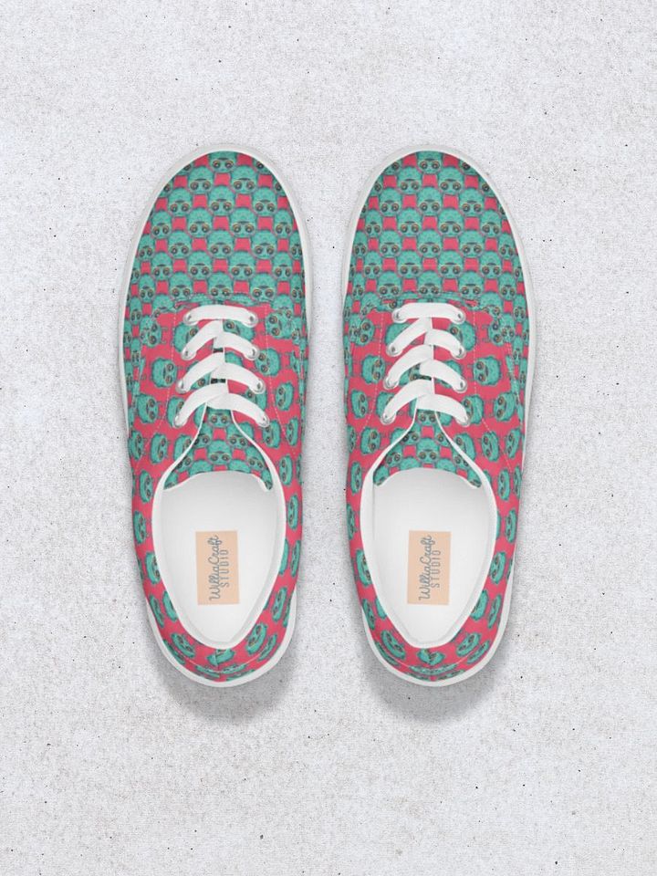 My Little Monster Lace-Up Canvas Shoes product image (2)