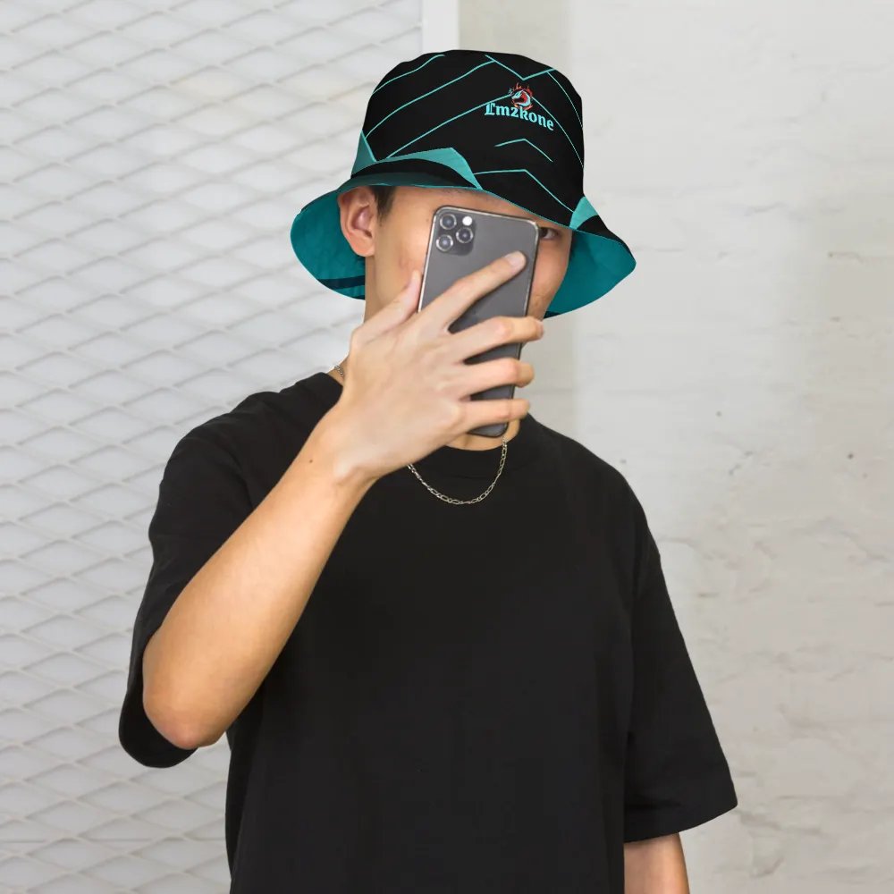 Teal Dreams - Reversible Bucket Hat product image (6)