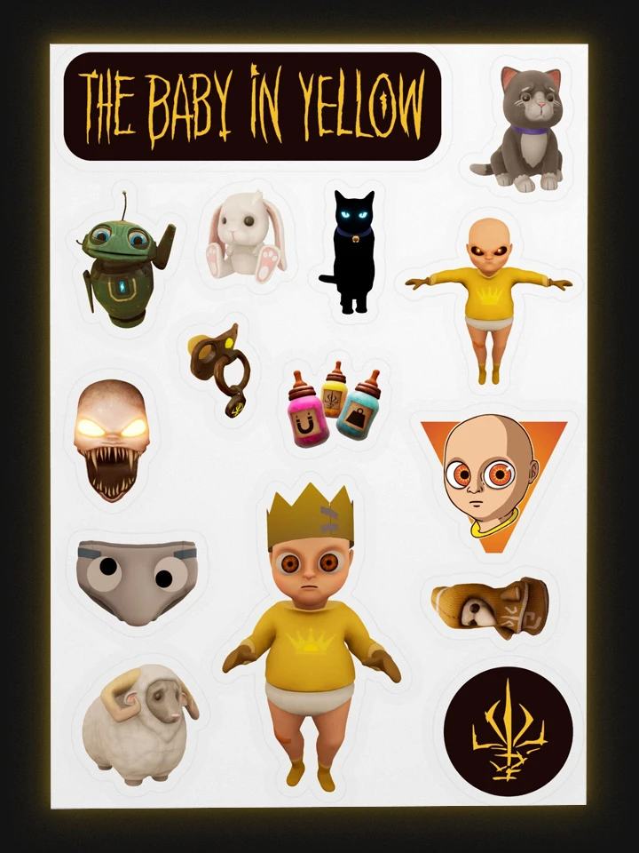 The Baby in Yellow Sticker Pack product image (1)