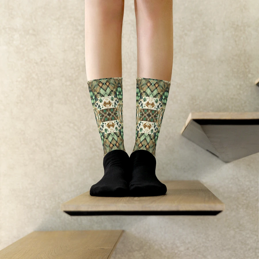 Green Kaleidoscope Dream Socks product image (8)