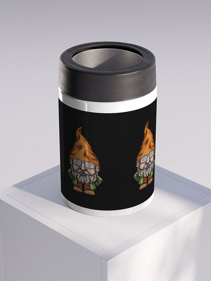 Stainless Steel Double-wall Koozie/Paintbrush Cup - Dark Background. product image (1)