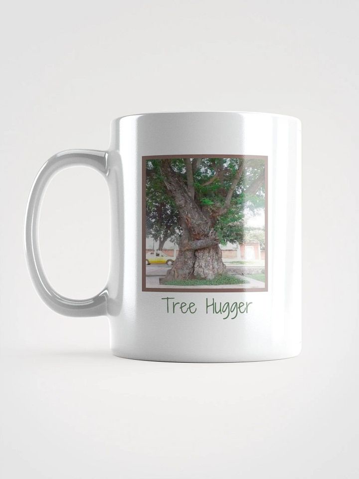 Love is everywhere. A tree hugger mug product image (1)
