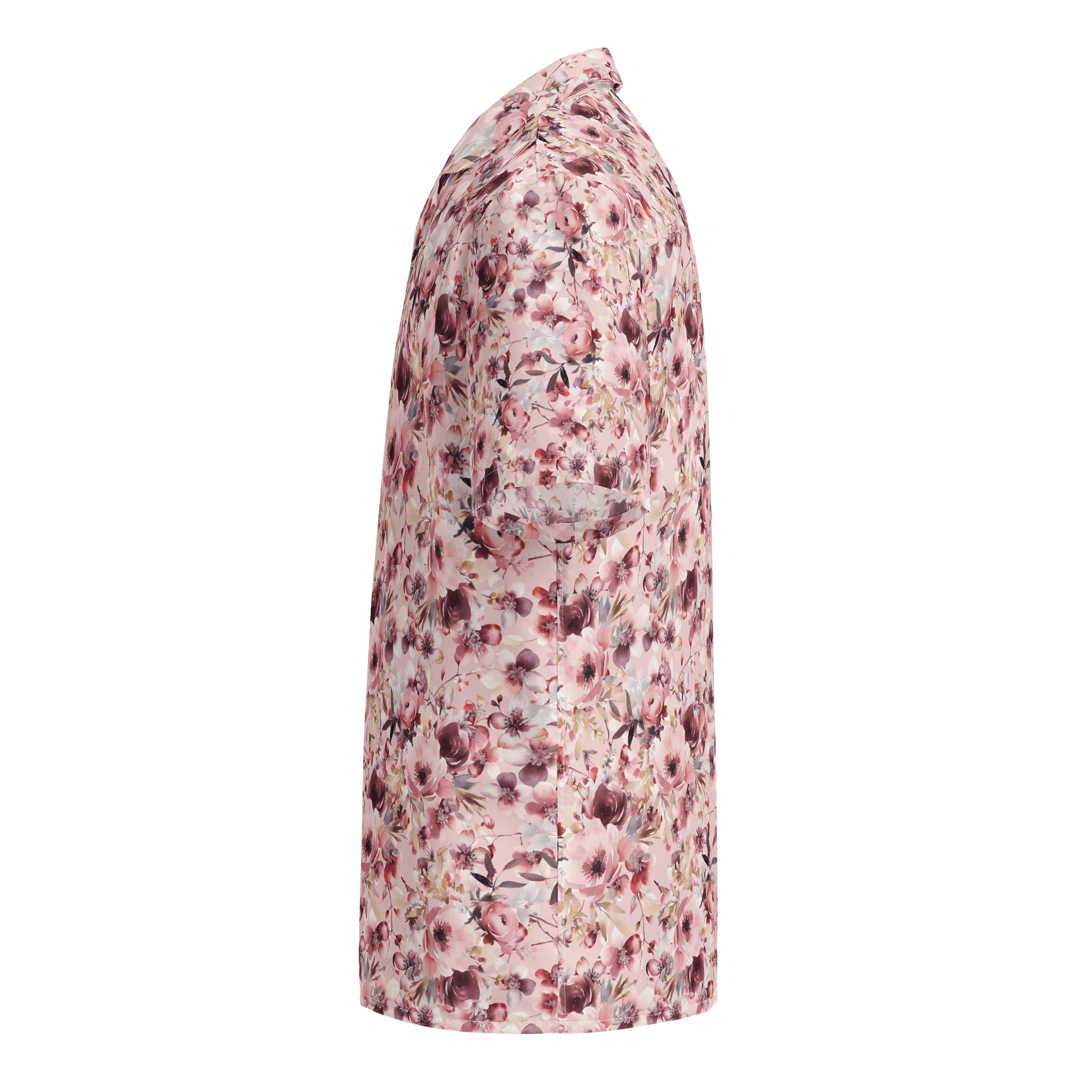 Pink Roses Garden Hawaiian Shirt product image (3)